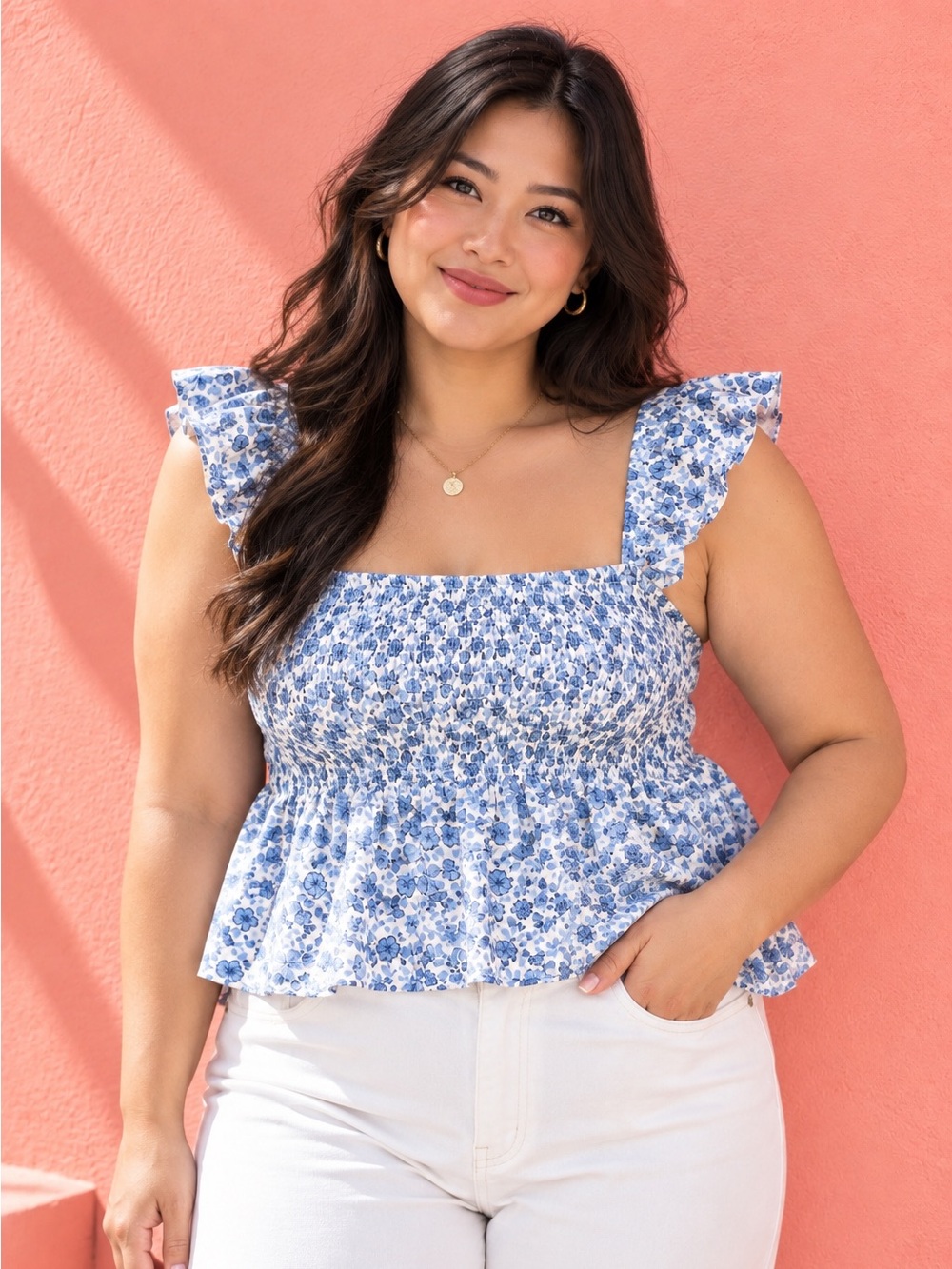 🎉5 for $45🎉 Blush top blouse shirt size XL